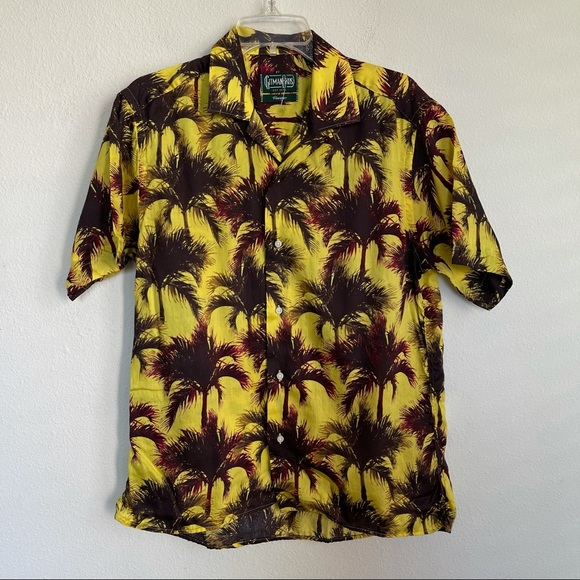 Gitman Bros Vintage Short Sleeve Palm Button Up - Picture 2 of 6